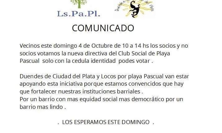 eleccionesclub playa