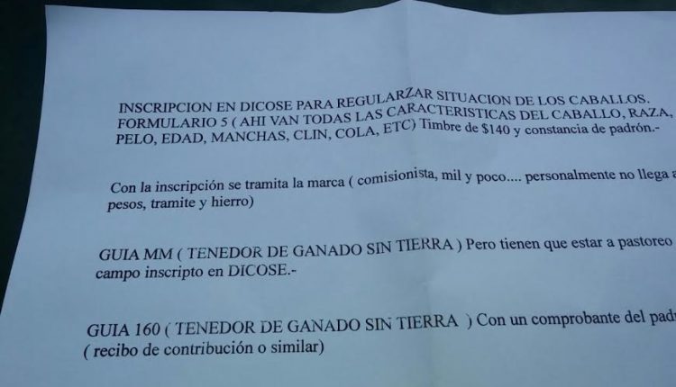 tramite dicose