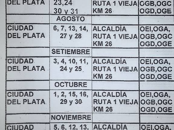 fechas credenciales2