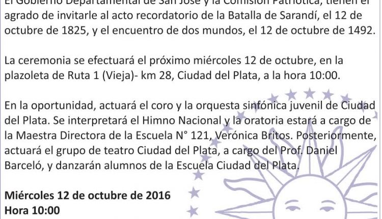 acto 12 octubre