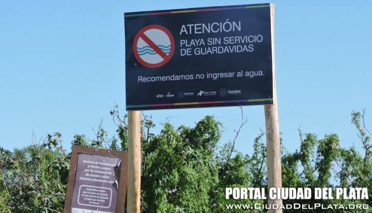 cierre playa sin guardavidas