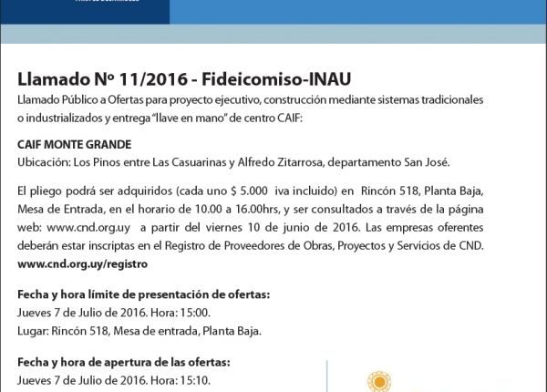 fideicomiso caif monte grande
